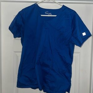 Butter-Soft Blue Scrub set